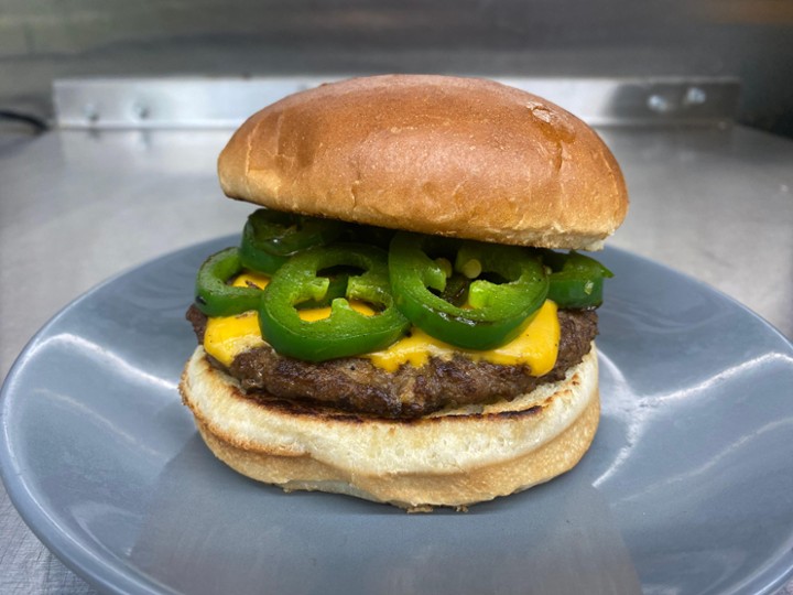 Jalapeño & Cheddar Burger