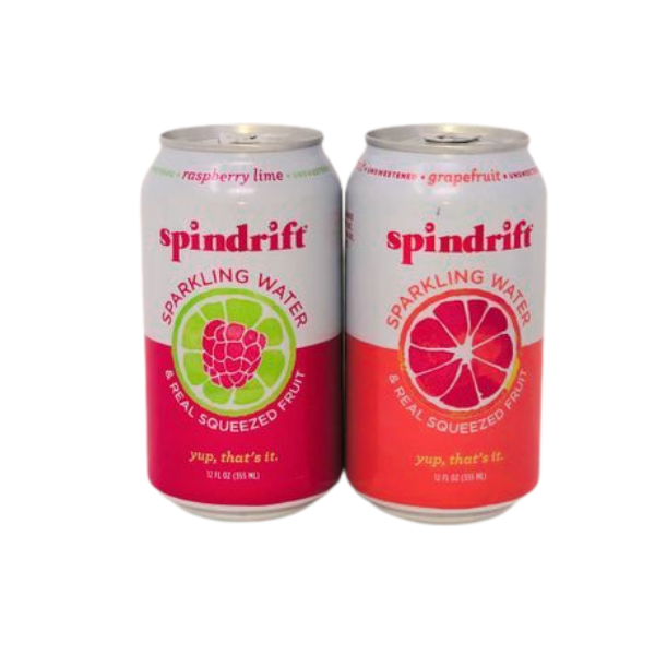 Flavored Spindrift Water.