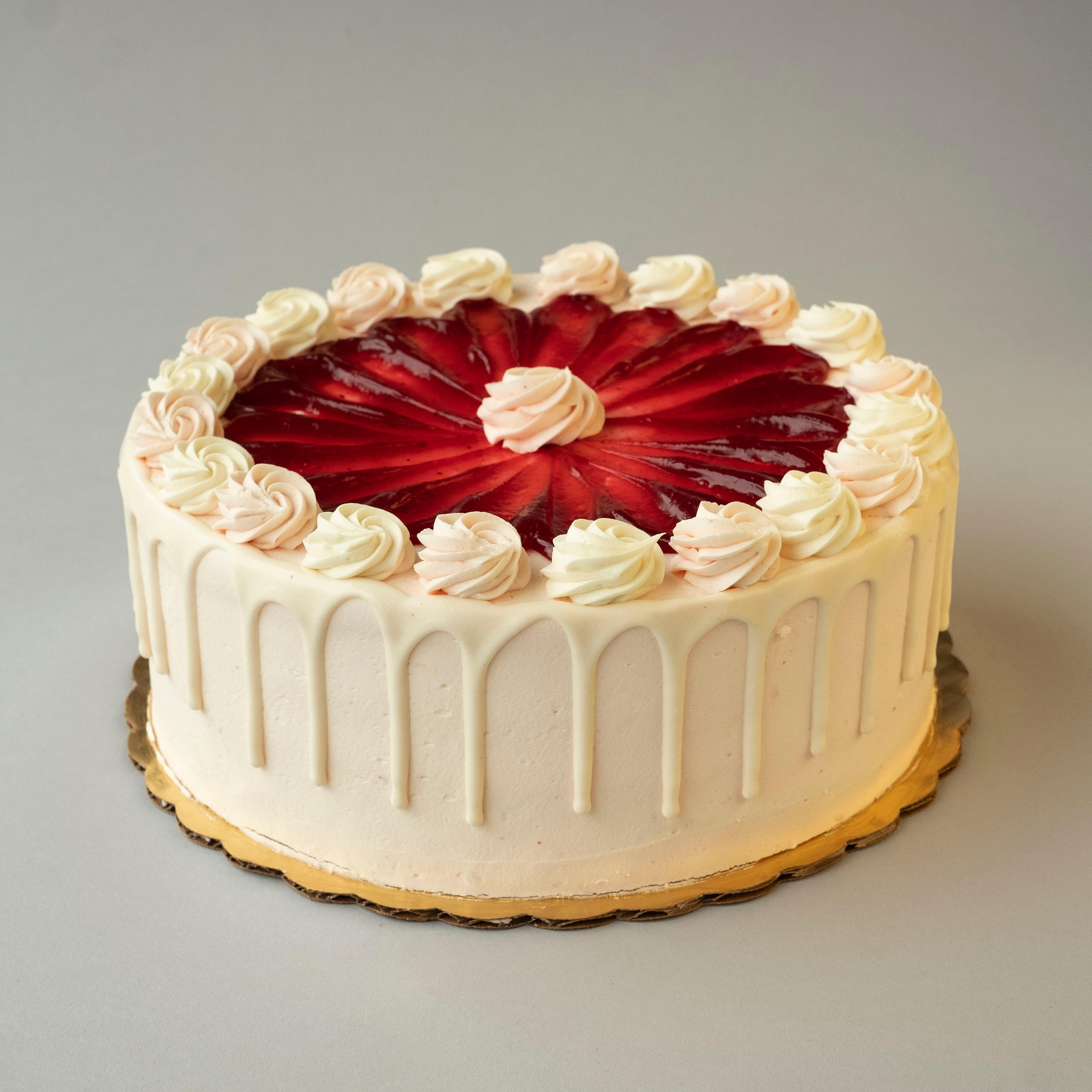 Strawberry Mousse Cake - A Baking Journey