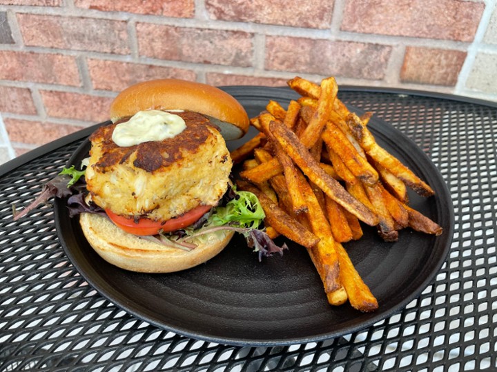 Chincoteague Crab Cake Sandwich