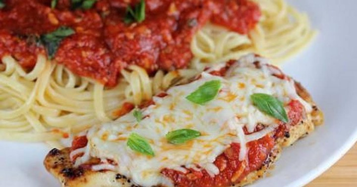 Grilled Chicken Parmesan