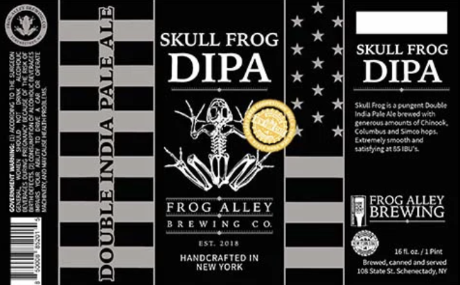 Frog Alley "Skull Frog" DIPA 16oz