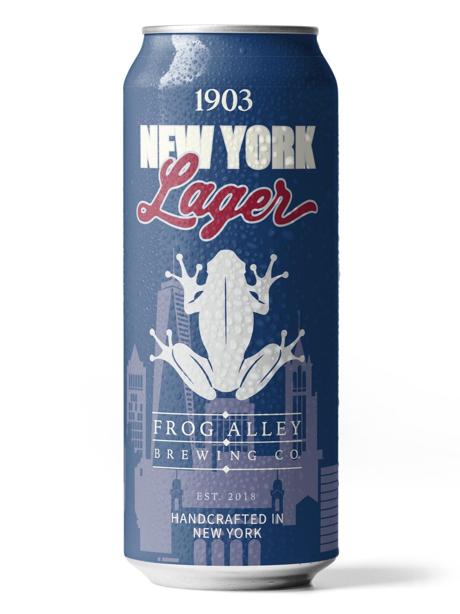 Frog Alley "1903 NY Lager" Lager 16oz