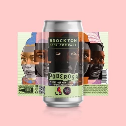 Brockton Beer Co. "Poderosa" Fruited Sour Ale 16oz