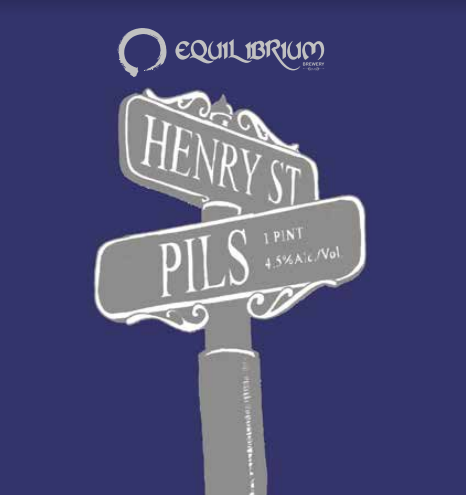Equilibrium "Henry St Pils" Pilsner 16oz