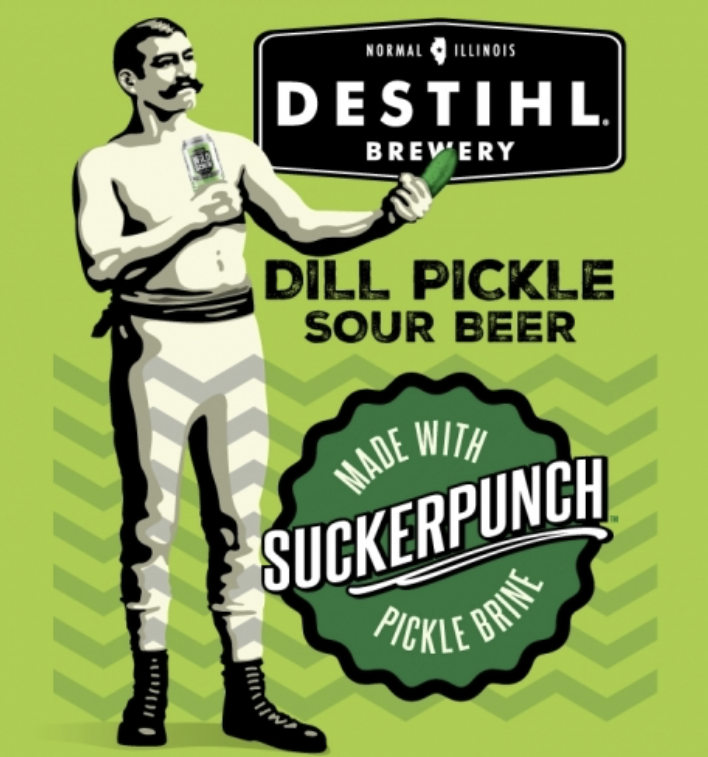 Destihl Dill Pickle Sour Beer 12oz