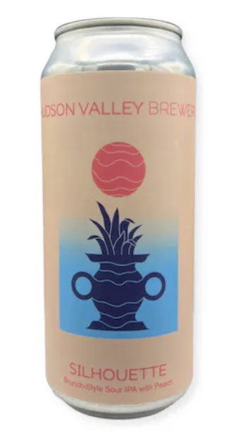 Hudson Valley Brewery "Silhouette - Peach" Sour IPA 16oz