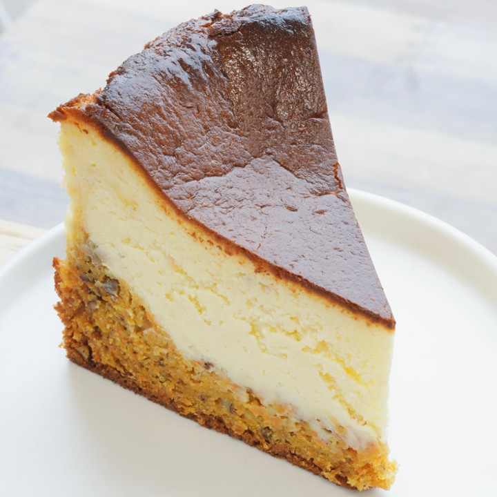 Basque Cheesecake Slice - Carrot Cake