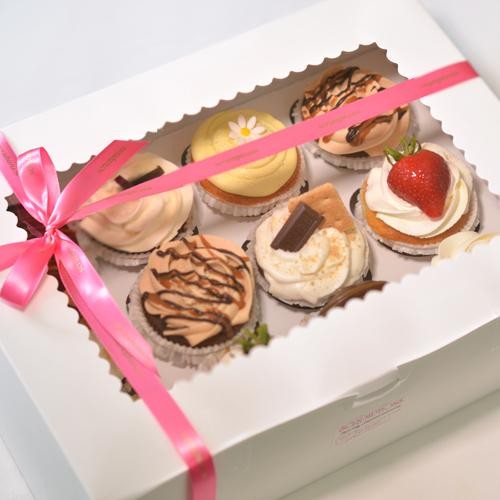 Half Dozen Gourmet Cupcakes - Assorted Box of 6