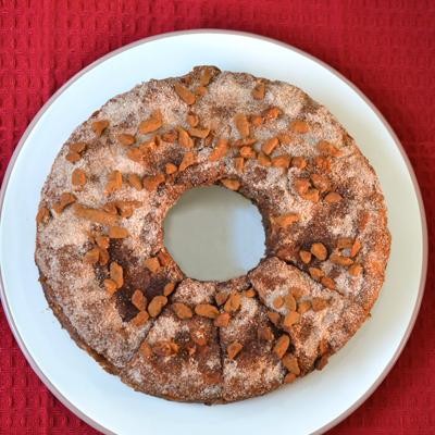 Apple Cinnamon Pecan Coffee Cake (Round)
