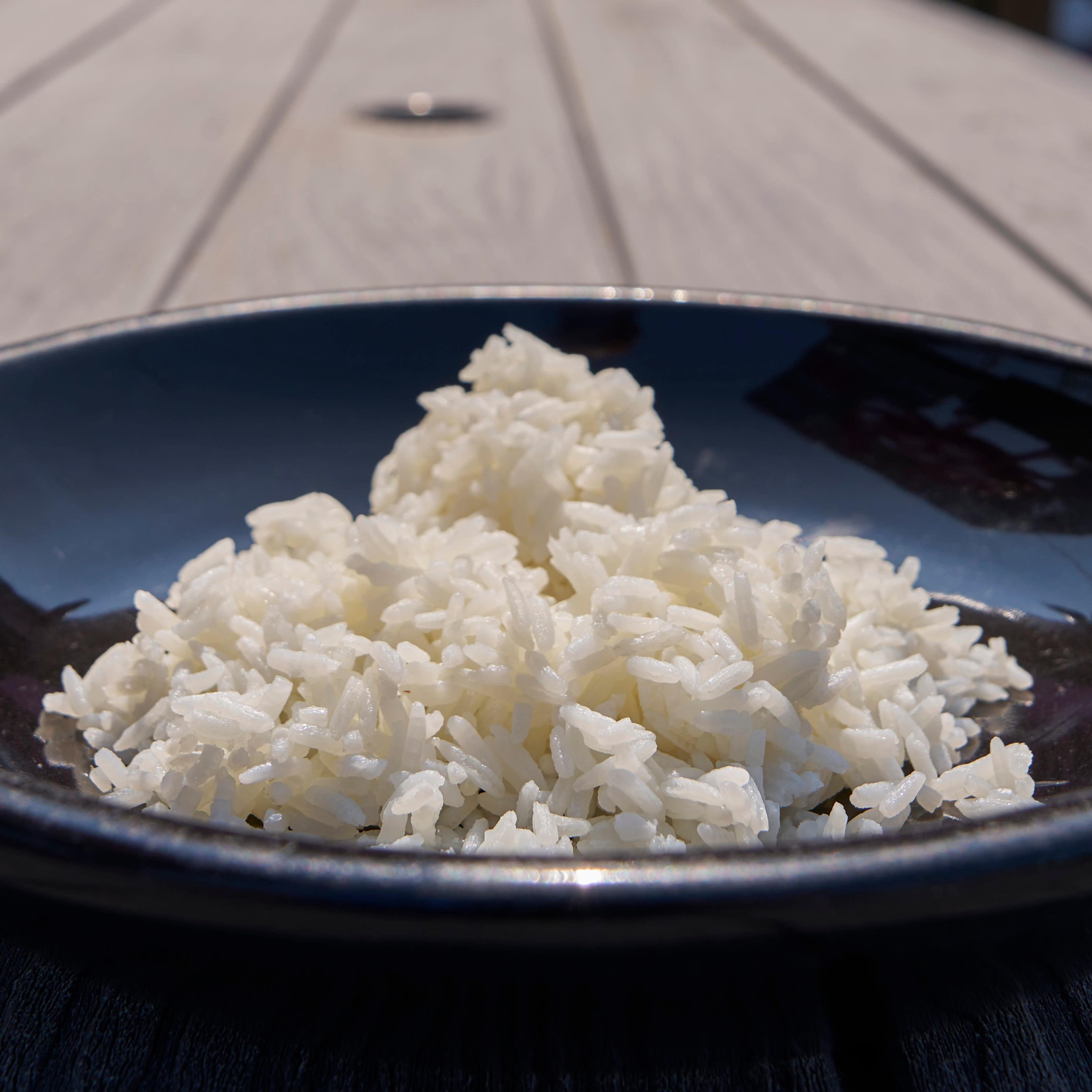Side of white jasmine rice