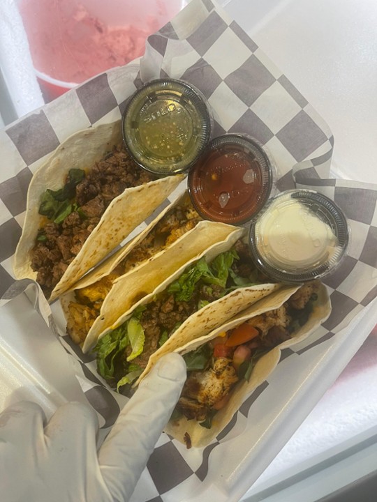 Three Tacos Steak