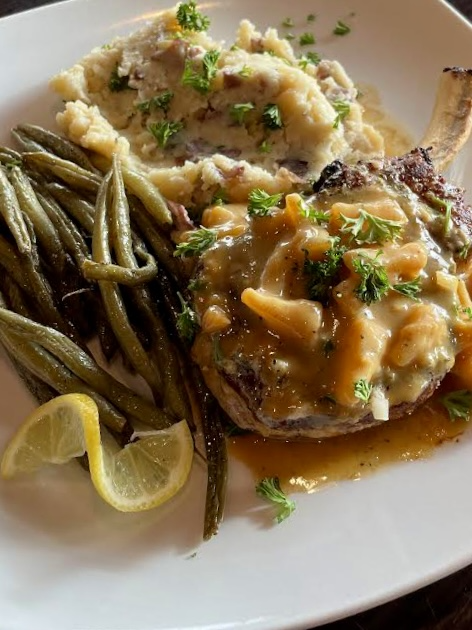 Pineapple Dijon Pork Chop