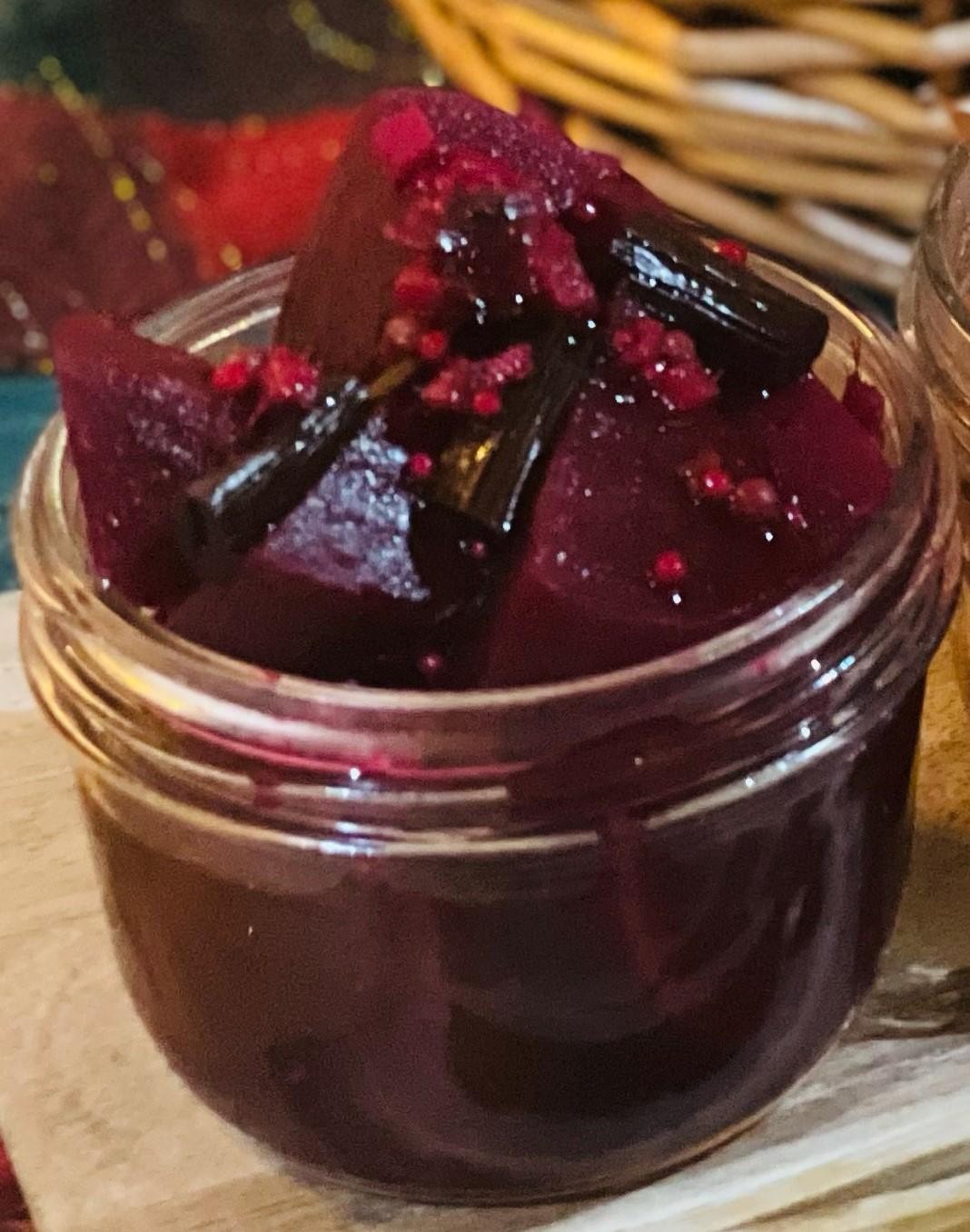 Vanilla and Ginger Pickled Beets