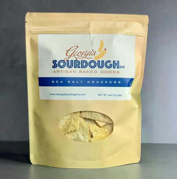 Georgia Sourdough Sea Salt Crackers 6 oz