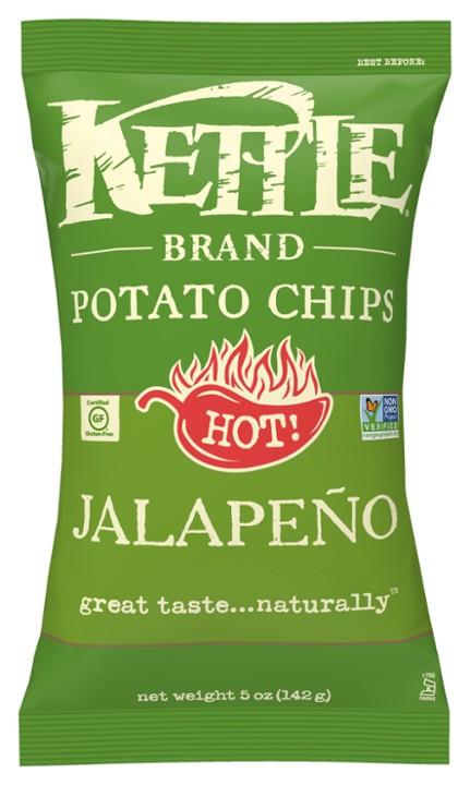 Kettle Brand Potato Chips Jalapeno 5 oz