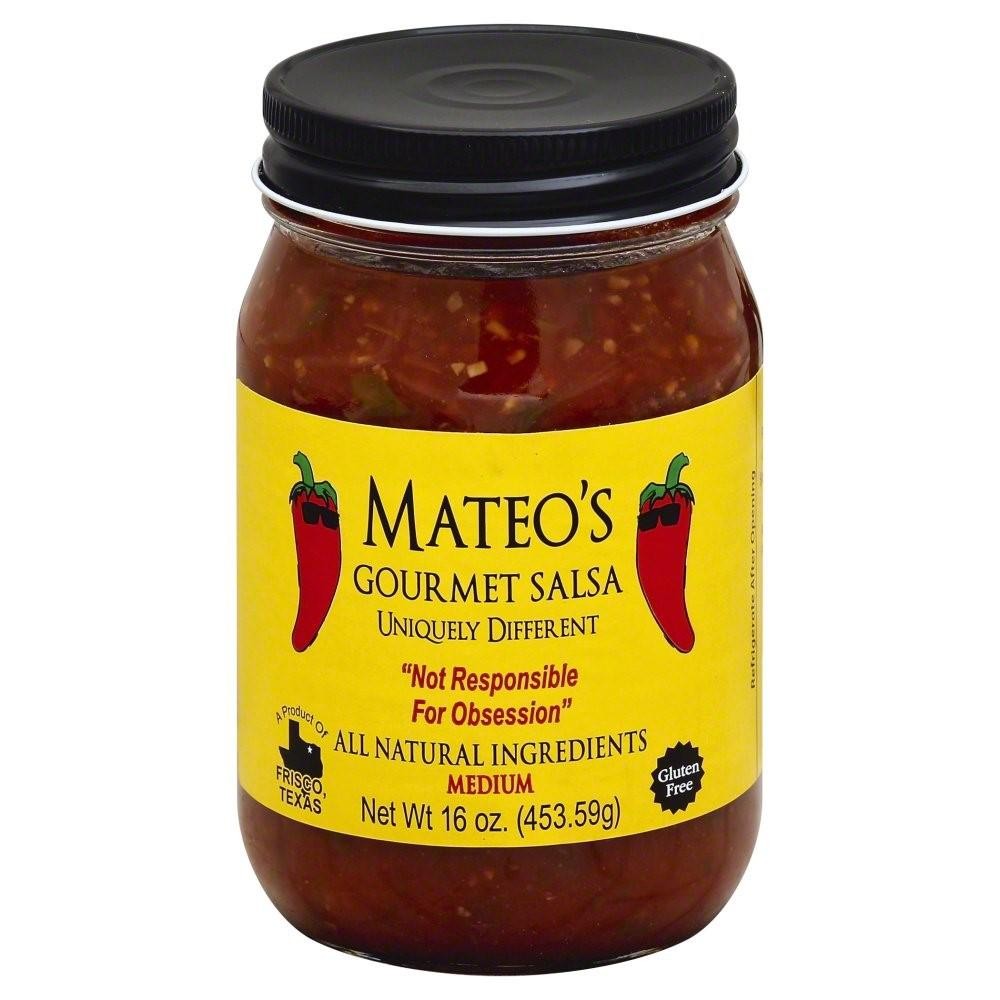 Mateo's Salsa Medium 16 oz
