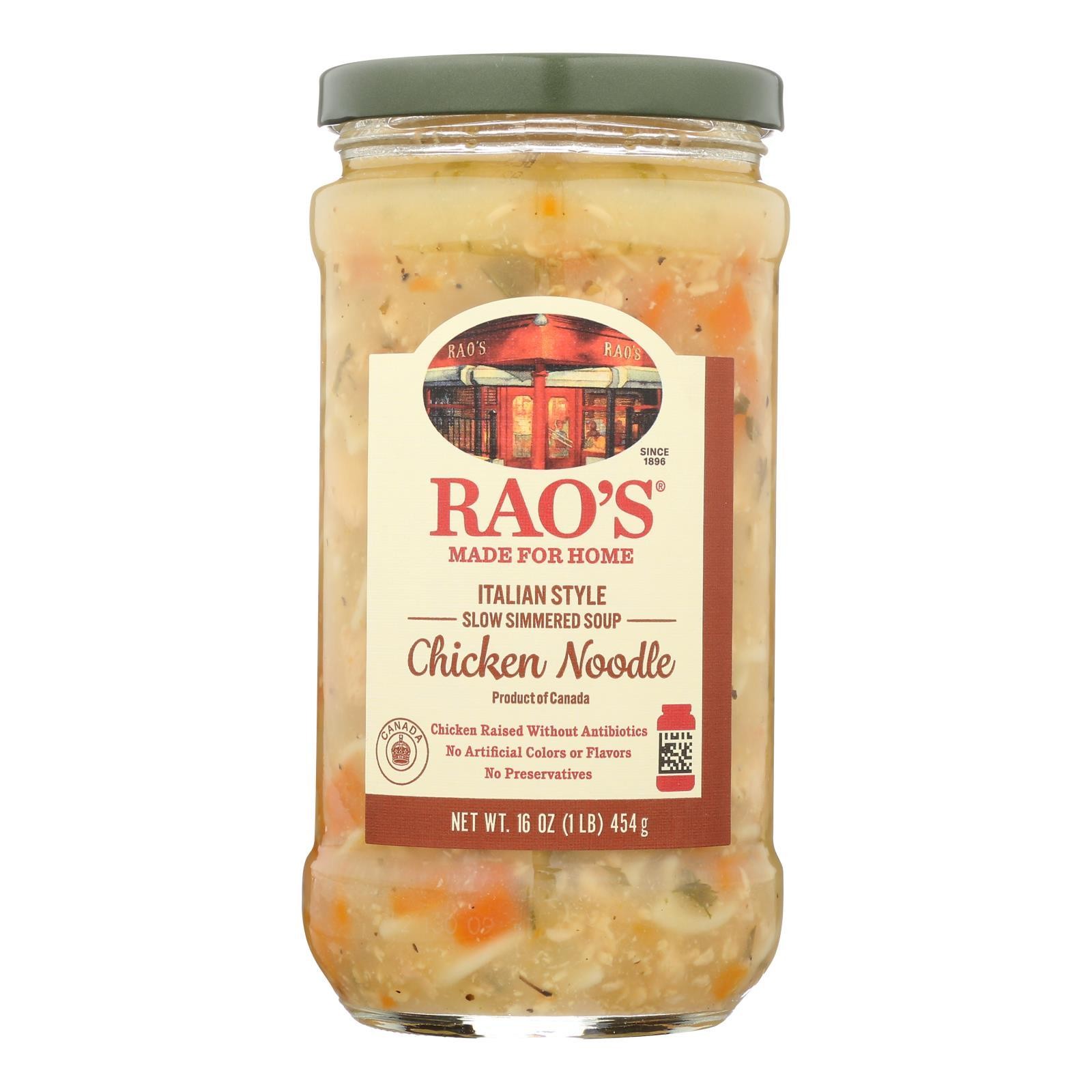 Rao's Chicken Noodle Soup 16 oz