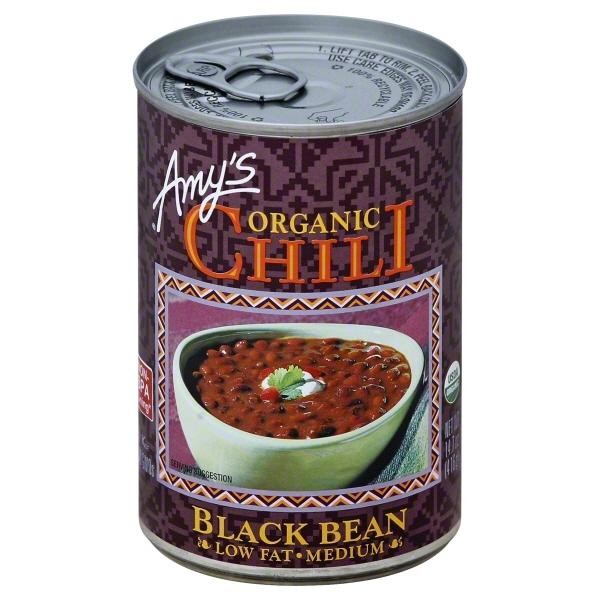 Amy's Organic Chili Low Fat Medium Black Bean 12 Oz
