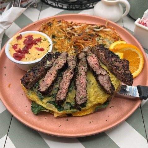 Fancy Steakhouse Omelette