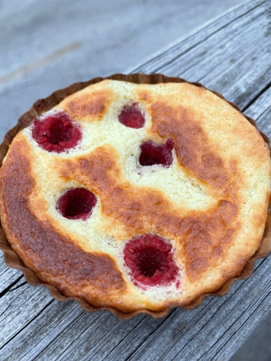 Raspberry Breakfast Cake (wheat-free)
