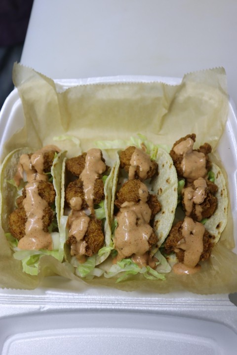 4 Cajun Shrimp Tacos