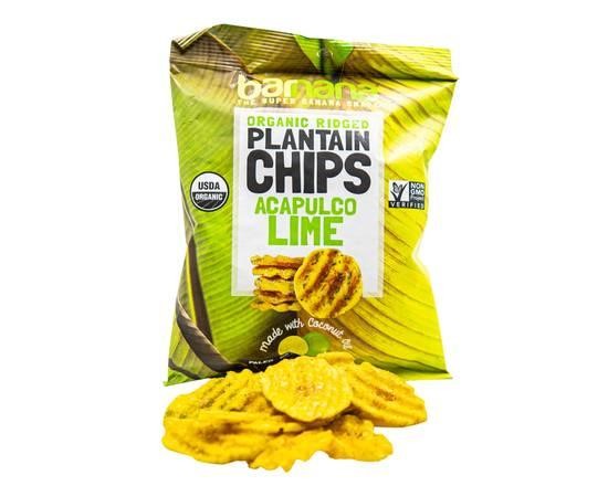 Organic Lime Plantain Chips (Banana)