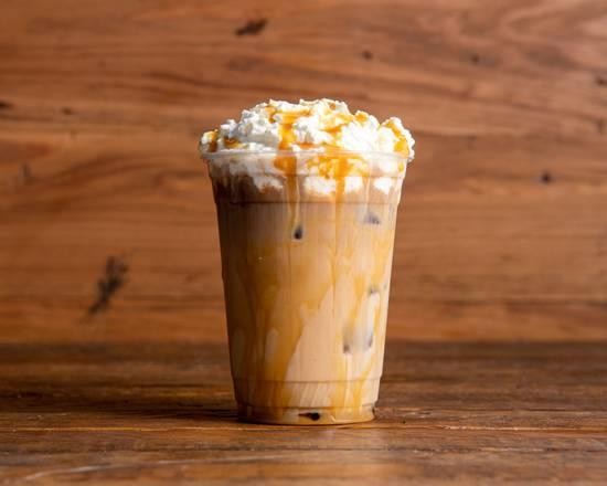 Organic Iced Salted Caramel Latte