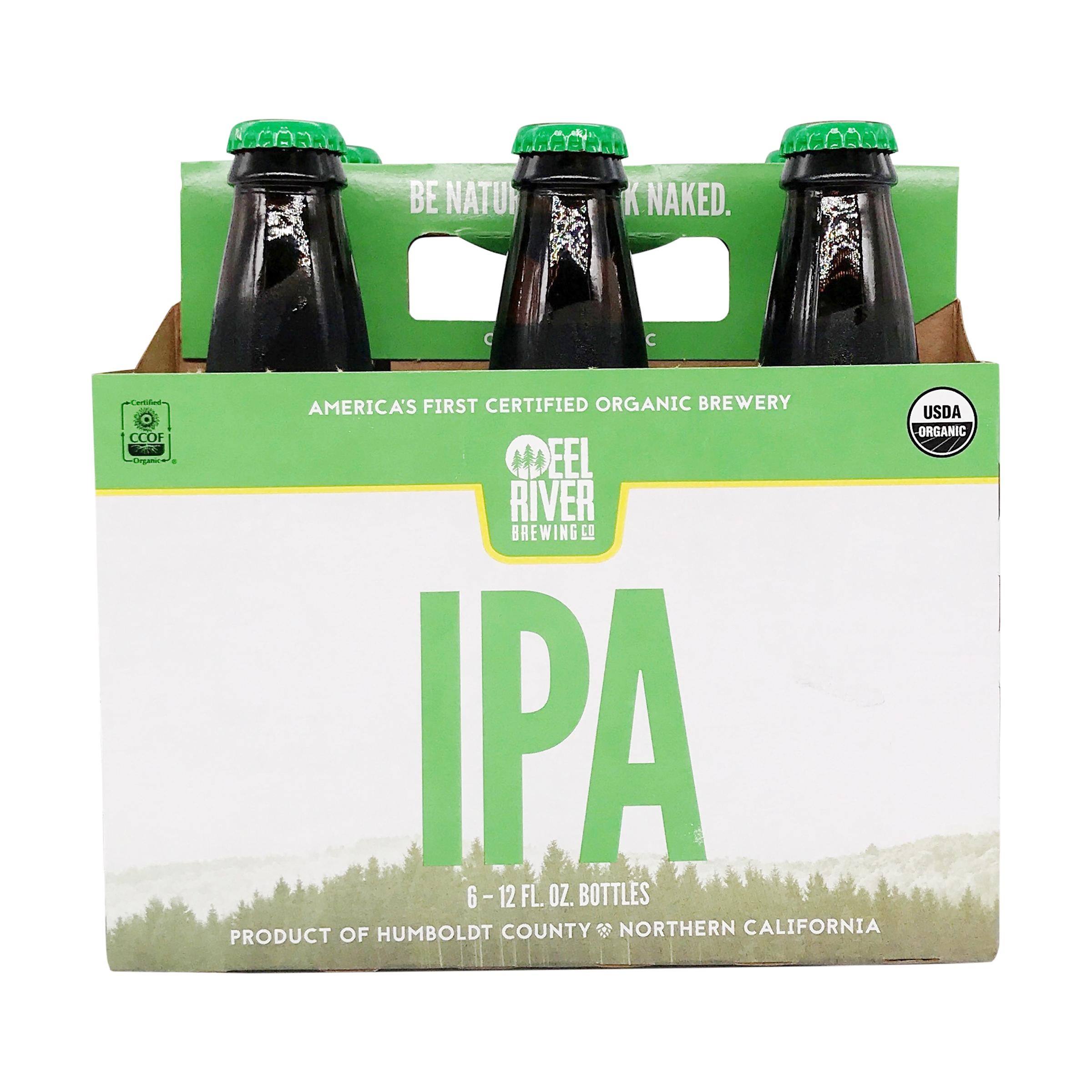 Organic IPA 6 pk., 12 oz Bottles, Beer (7.2% ABV)
