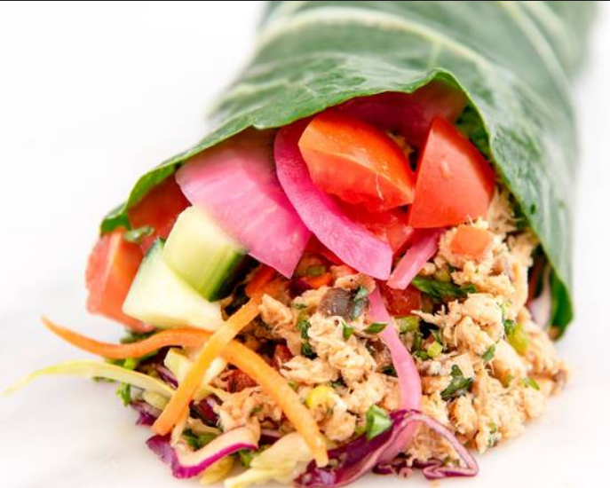 Custom Paleo Tuna Wrap