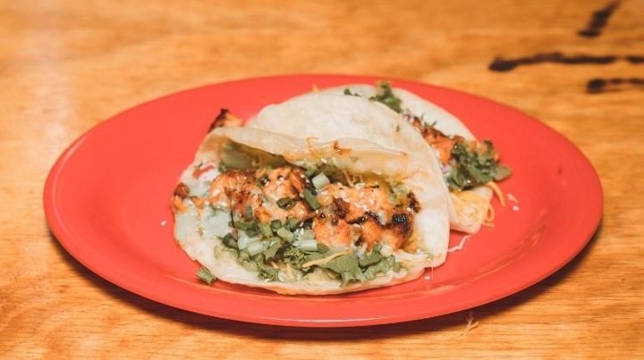 A La Honey Soy Glazed Salmon Taco