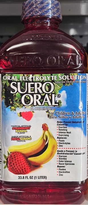 Suero Oral Fresa-Ban. BR