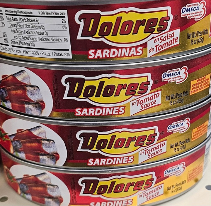 Sardinas Dolores tomate MF