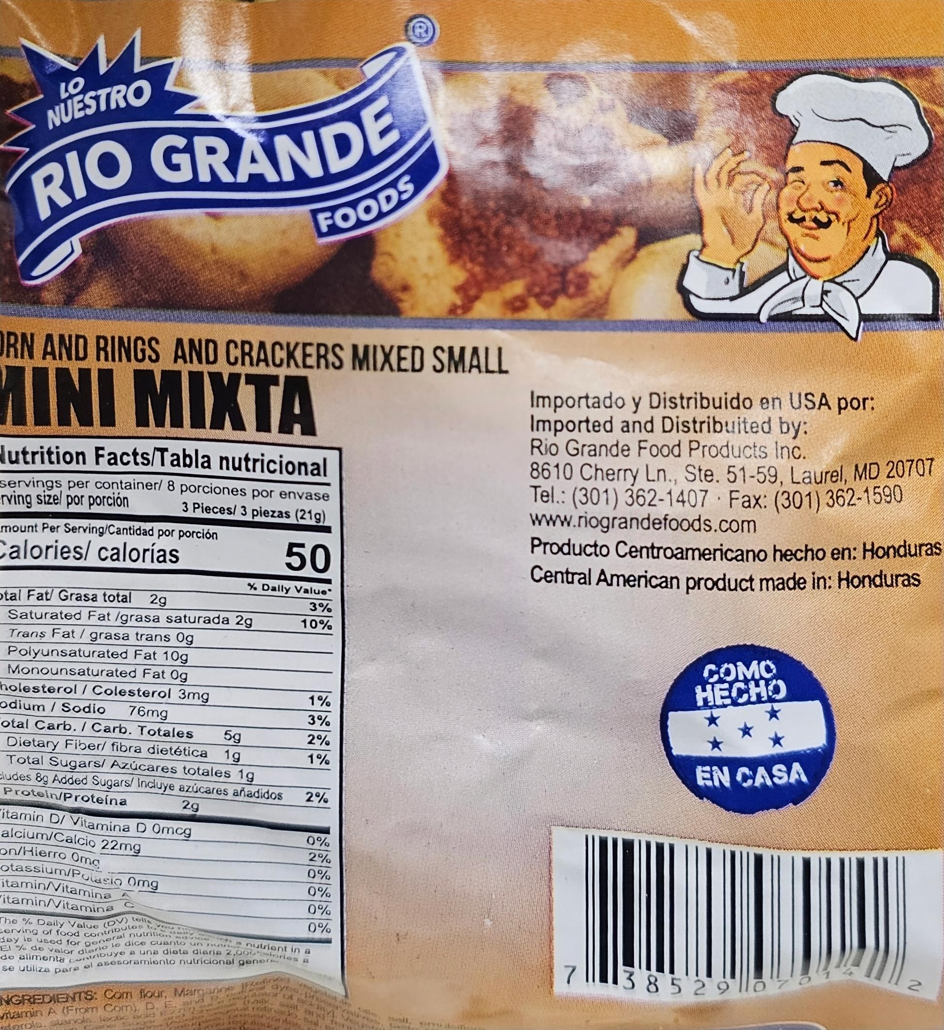 Mini mixta rosquilla RG