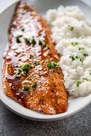 Grilled BBQ Salmon Filet