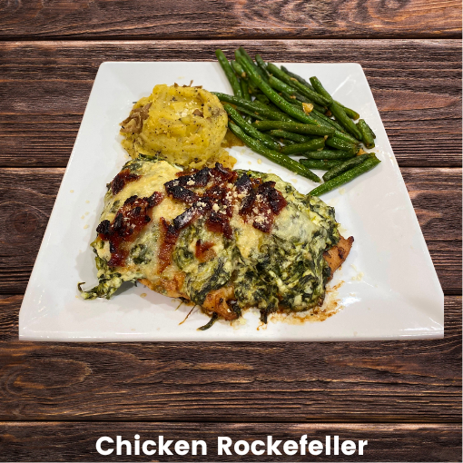 Chicken Rockefeller