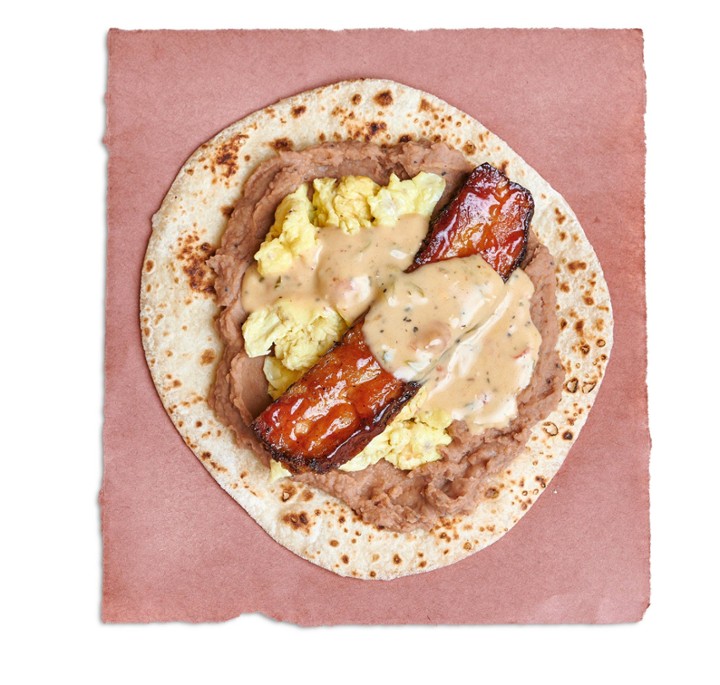 Pork Belly Breakfast Taco