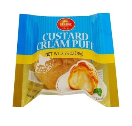 "Orange" Custard Cream Puff 2.75 oz