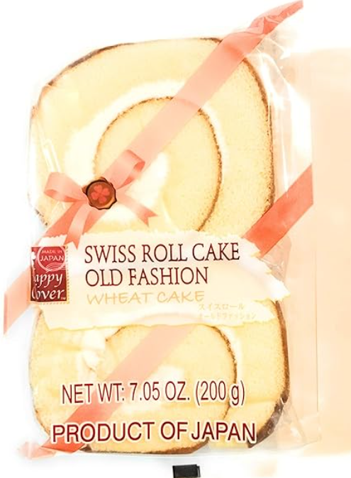 Happy Clover Swiss Roll Cake (Old Fashion Wheat Cake) 7.05 oz