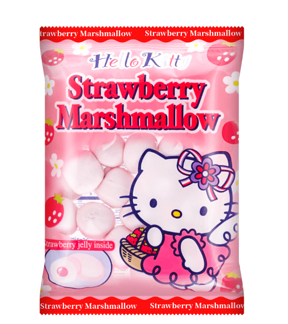 Hello Kitty Marshmallow Strawberry 3.1 oz