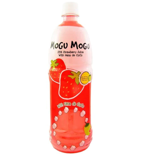 Mogu Mogu Nata de Coco Strawberry 33.8 oz