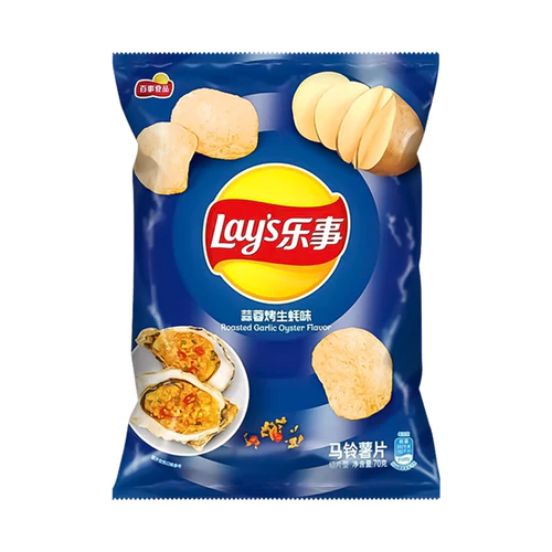 Lay's Roasted Garlic Oyster Flavor 2.46 oz (70g)