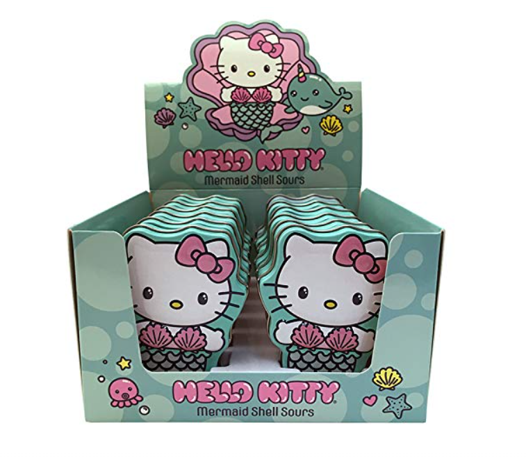 Hello Kitty Mermaid Shell Sour Candy