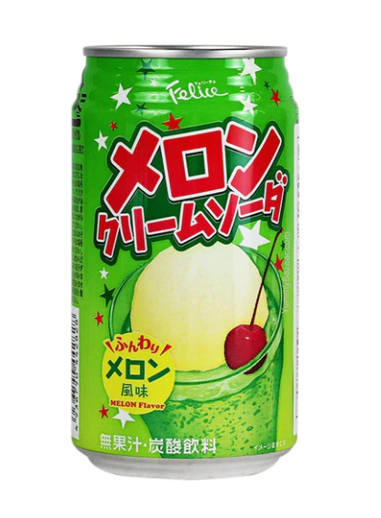 Felice Cream Melon Soda 11.8 oz