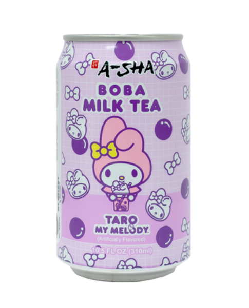 A-Sha My Melody Boba Milk Tea Taro  10.5 oz
