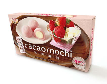 Royal Family Cacao Mochi Strawberry Flavor 8pk 2.8 oz