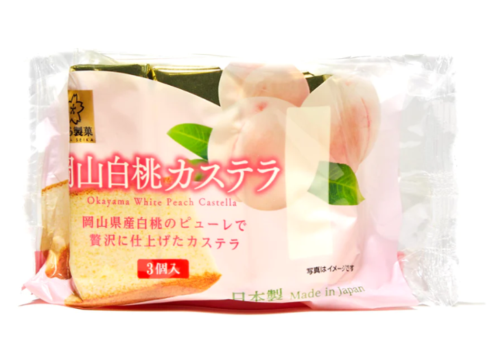 Sakura White Peach Castella 3.69 oz