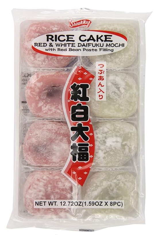 Shirakiku Red And White Daifuku 8pk 12.69 oz