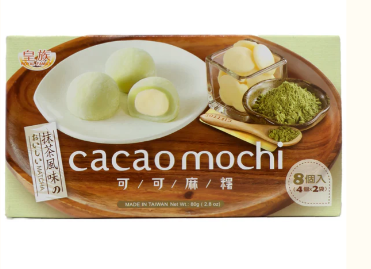 Cacao Mochi Matcha Flavor 8 pk 2.8 oz
