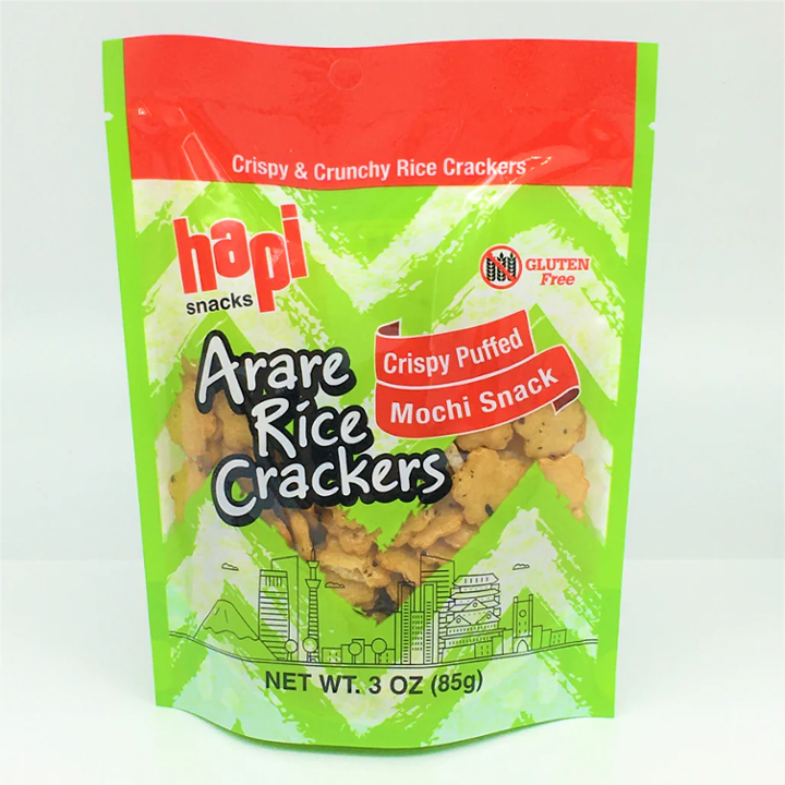 Hapi Arare Rice Crackers Crispy Mochi 3 oz